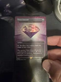 MTG Sonic x Secret Lair Chaos Emerald (Lotus Petal) Purple 7034 Mythic Foil - NM - Image 4