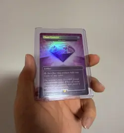 MTG Sonic x Secret Lair Chaos Emerald (Lotus Petal) Purple 7034 Mythic Foil - NM - Image 1