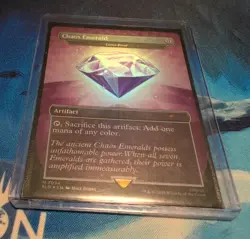 MTG Sonic x Secret Lair Chaos Emerald (Lotus Petal) Purple 7034 Mythic Foil - NM - Image 1