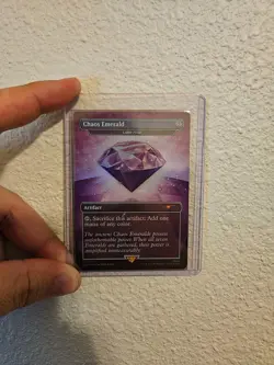 MTG Sonic x Secret Lair Chaos Emerald (Lotus Petal) Purple 7034 Mythic Foil - NM - Image 1