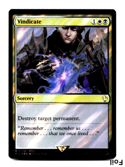 Vindicate (Surge Foil) - [Commander: Final Fantasy] MTG Magic - NM/M ⚪💀 - Image 3