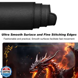 DEGDFSGR MTG Playmat with Zones - 24 x 14 inches, Non-Slip Rubber Base Comman - Image 4