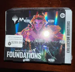 Magic The Gathering Foundations Collector Booster Box MTG | SEALED - Image 1