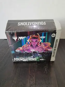 Magic The Gathering Foundations Collector Booster Box MTG | SEALED - Image 1