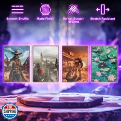 MTG Card Sleeves 100CT (Fallout Sunset), Matte Art Card Sleeves, Matte Back a - Image 5