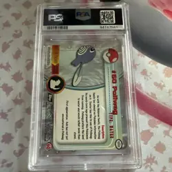 1999 Topps Pokemon TV Animation Poliwag #60 Foil PSA 9 - Image 2