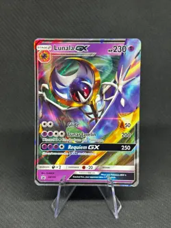 Lunala GX SM103 Sun & Moon Holo Black Star Promo Pokemon LP - Image 1