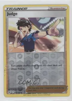 Judge Reverse Foil Pokemon Sword & Shield Fusion Strike #235 0b3 - Image 1