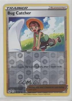 Bug Catcher Reverse Foil Pokemon Sword & Shield Fusion Strike #226 17t2 - Image 1
