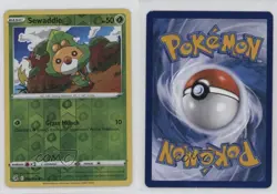 Sewaddle Reverse Foil Pokemon Sword & Shield Fusion Strike #009 0it8 - Image 3