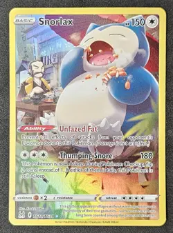 Pokemon Lost Origin SNORLAX Trainer Gallery #TG10/GG30 Ultra Rare Full Art e - Image 1