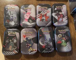 Pokemon SV10.5 Black Bolt & White Flare Unova Mini Tin Display - NEW SEALED! Set - Image 1