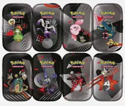 Pokemon SV10.5 Black Bolt & White Flare Unova Mini Tin Display - NEW SEALED! Set - Image 5
