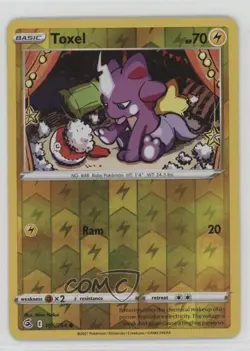 Toxel Reverse Foil Pokemon Sword & Shield Fusion Strike #105 0it8 - Image 1