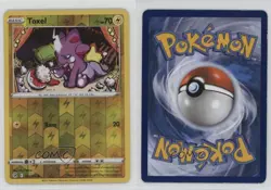 Toxel Reverse Foil Pokemon Sword & Shield Fusion Strike #105 0it8 - Image 3