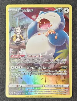 Pokemon Lost Origin SNORLAX Trainer Gallery #TG10/GG30 Ultra Rare Full Art d - Image 1