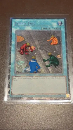 YUGIOH FOSSIL DIG WISU-EN055 COLLECTORS RARE 1ST ED NM (WILD SURVIVORS) - Image 1
