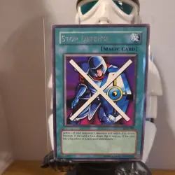 Yugioh Stop Defense LOB-095 Rare - Image 1