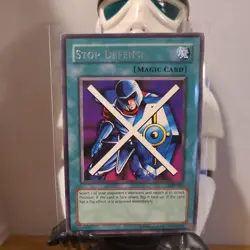 Yugioh Stop Defense LOB-095 Rare - Image 2
