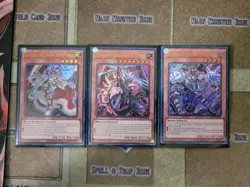 YUGIOH VANQUISH SOUL PANTERA + DR. MAD LOVE + CAESAR VALIUS WISU ULTRA 1ST ED NM - Image 1