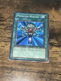 Yugioh TCG Monster Reborn SYE-029 1st Edition - LP - Image 1