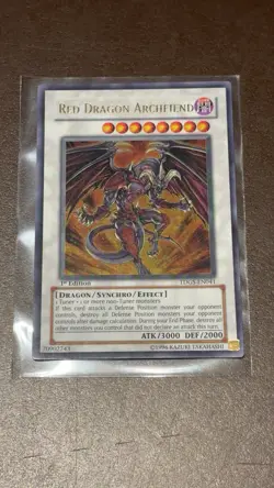 Yugioh! Red Dragon Archfiend - TDGS-EN041 - Ultra Rare - 1st Edition Near Mint - Image 1