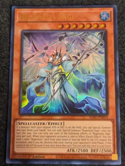 Yugioh Regenesis Sage ALIN-EN014 Ultra Rare 1st Edition NM - Image 1