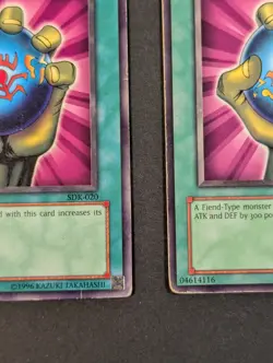 Yugioh TCG - 2x Dark Energy - SDK-020 - LP - Vintage - Spell - 2002 - Kaiba - Image 5