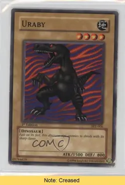 Uraby 1st Ed. YuGiOh Starter Deck Kaiba Evolution #SKE-006 2004 READ 2u3 - Image 1