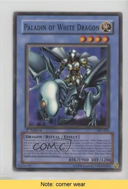 Paladin of White Dragon 1st Ed. YuGiOh Starter Deck Kaiba Evolution READ 06ak - Image 1