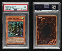 Troop Dragon 1st Ed. YuGiOh Legacy of Darkness PSA 9 MINT 2003 16f0 - Image 3