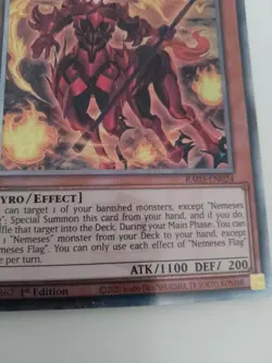 Nemeses Flag - RA03-EN024 - Quarter Century Rare - 1st Edition - YuGiOh - Image 2
