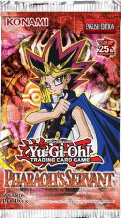 YuGiOh Pharaoh's Servant 25th Anniversary Booster Pack - 9 Cards - Image 1