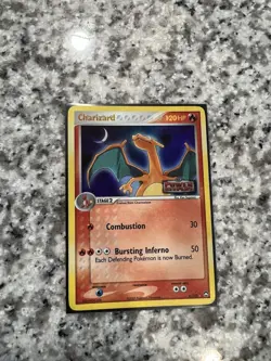 LP-/MP+ Pokemon TCG Charizard EX Power Keepers Holo Rare Card 6/108 Reverse Holo - Image 1