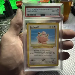 PSA 10 Jigglypuff 1st Edition Neo Destiny 2002 Pokemon Card #44 - Image 2