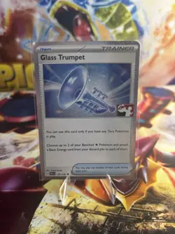 Glass Trumpet 135/142 HOLO Play Stamp Prize Pack - Pokemon Card - Image 1