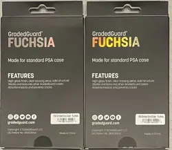 2x Graded Guard Fuchsia PSA Graded Card Protector Limited Edition New - Image 2