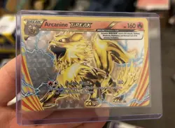 Pokemon Card - Arcanine BREAK - XY Black Star Promo - Holo Rare - XY180 - LP - Image 1