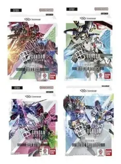 GUNDAM TCG CARD GAME STARTER DECK SET OF 4 ST01 ST02 ST03 ST04 IN HAND ENGLISH - Image 1
