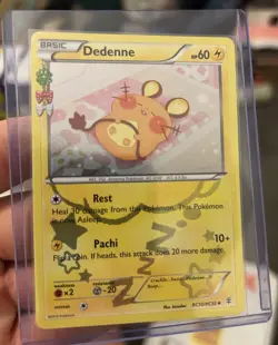 Dedenne RC10/RC32 Generations Radient Collection Ultra Rare Holo Pokemon Card - Image 1