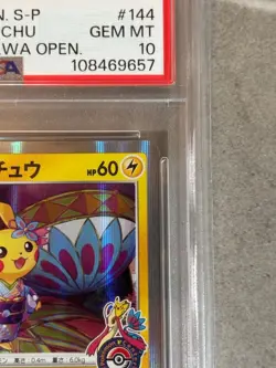 PSA 10 Kanazawa Pikachu 144/S-P Promo Pokemon Card Japanese Pokemon Center GM - Image 3