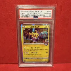 PSA 10 Kanazawa Pikachu 144/S-P Promo Pokemon Card Japanese Pokemon Center GM - Image 1