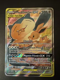 Pokemon Card TCG Eevee & Snorlax GX Tag Team Promo SM169 - NM/LP - Image 4