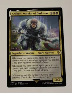 MTG Ardbert, Warrior of Darkness - Commander: FINAL FANTASY- NM - Image 1
