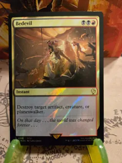 MTG Bedevil Commander: Final Fantasy Surge Foil Rare NM - Image 1