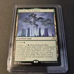 MTG Boseiju, Who Endures 266 Regular Rare Kamigawa: Neon Dynasty NEO - Image 2
