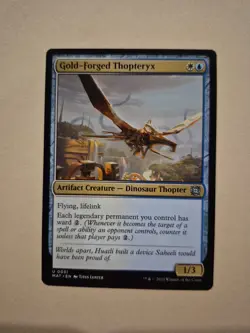 Gold-Forged Thopteryx 31 MTG NM March of the Machine: The Aftermath - Image 1