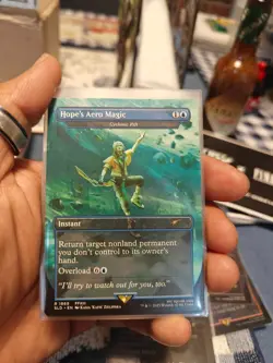 Hope's Aero Magic / Cyclonic Rift MTG Final Fantasy Secret Lair Non-Foil SLD - Image 1