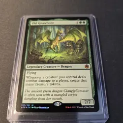MTG Old Gnawbone 197 Foil Mythic Adventures in the Forgotten Realms AFR - Image 2