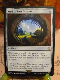 MTG Well of Lost Dreams Commander: the Lord of the Rings Regular Rare NM - Image 1